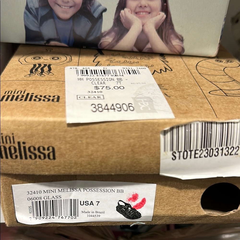 BRAND NEW! Mini Melissa Possession Sandals